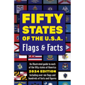 Fifty States of the U.S.A. Flags & Facts: Learn about All 50 American States. Illustrated Guide for Adults & Children with Capital Cities, Nicknames,