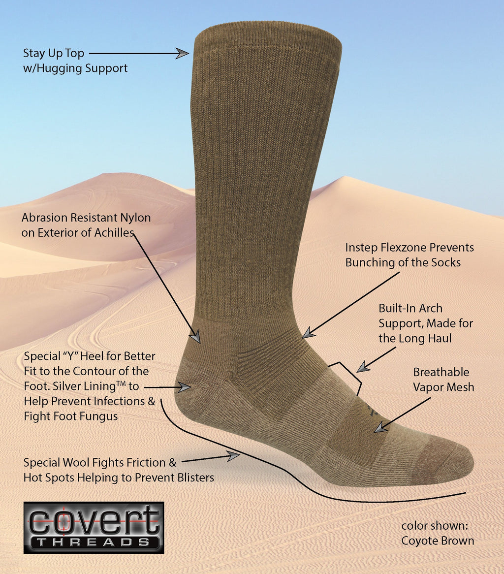 Desert Sock — Military Socks for Hot Weather