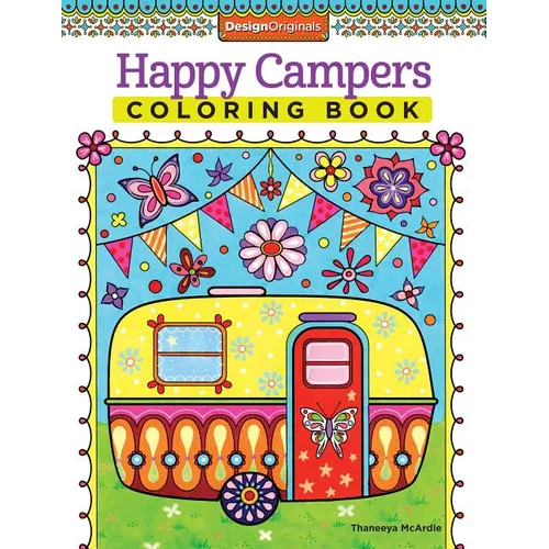 Happy Campers Coloring Book - Paperback