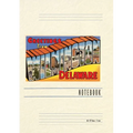 Vintage Lined Notebook Greetings from Wilmington - Paperback