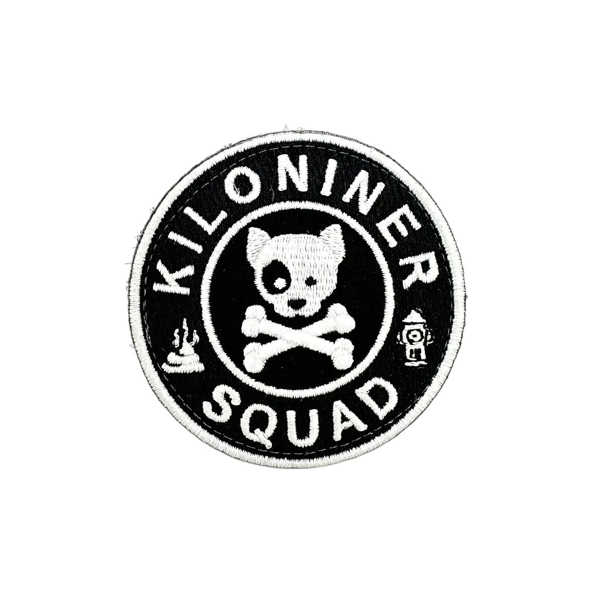 DOG & CROSSBONES Glow In The Dark Morale Patch