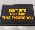 ASOS - Don't Bite The Hand That Fingers You - 2x3 - Black w/Orange