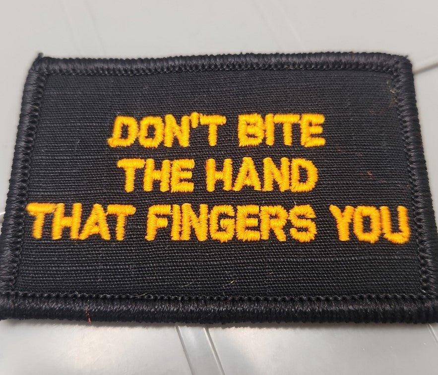 ASOS - Don't Bite The Hand That Fingers You - 2x3 - Black w/Orange