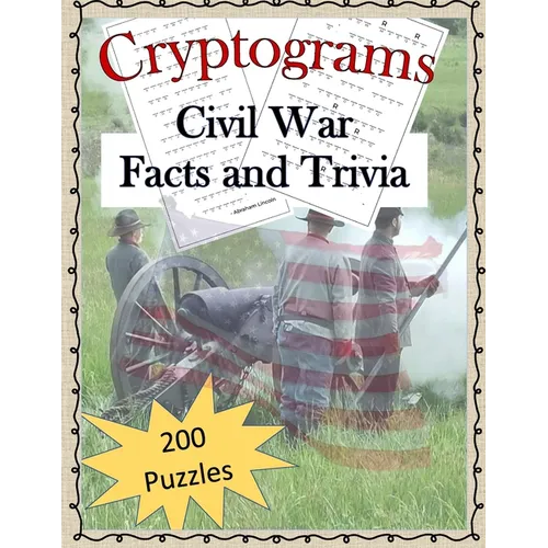 Cryptograms - Civil War Facts and Trivia - Paperback