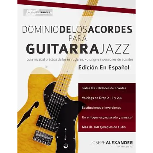 Dominio de los acordes para guitarra jazz - Paperback