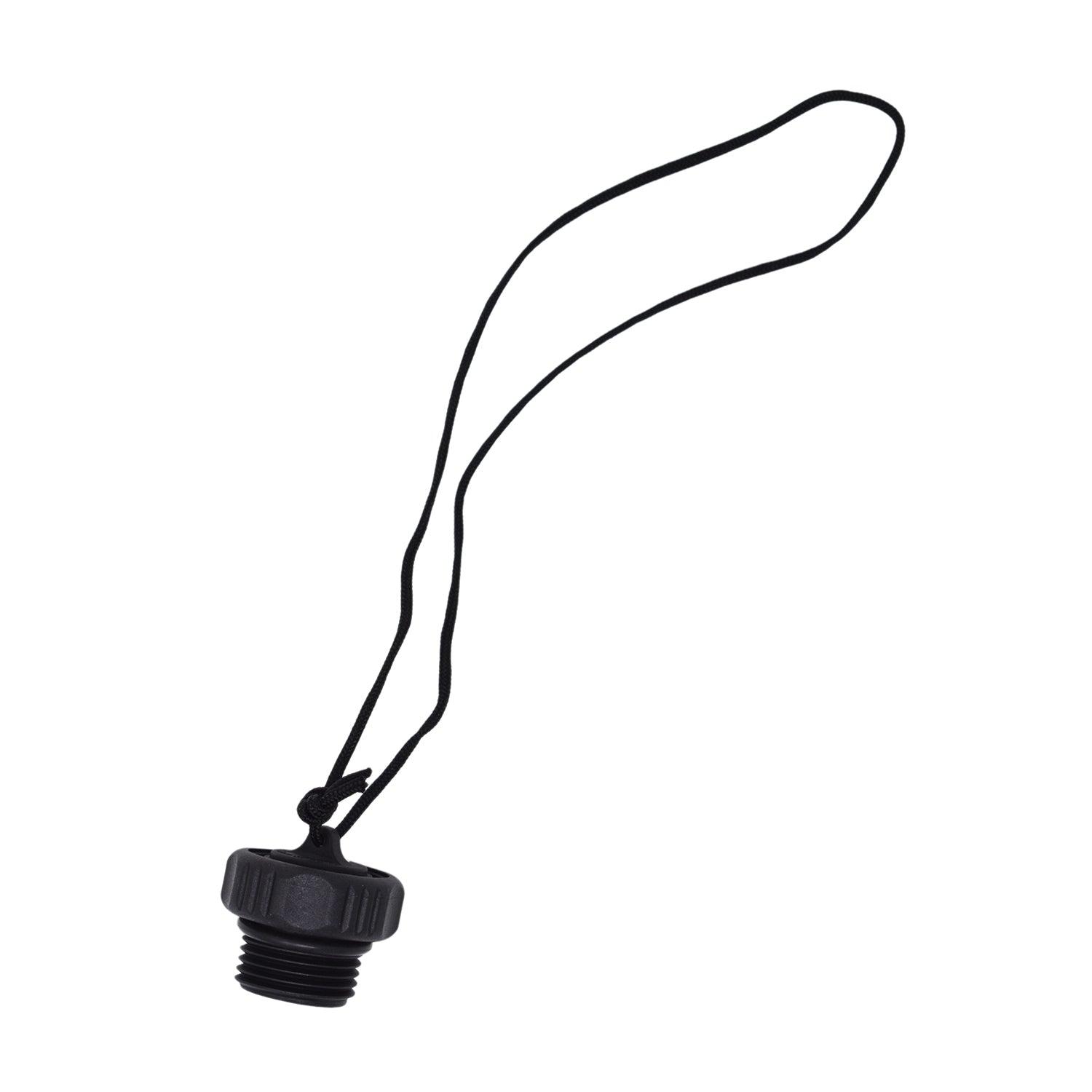 Scuba Diving Delrin DIN Tank Valve Dust Cap, Black