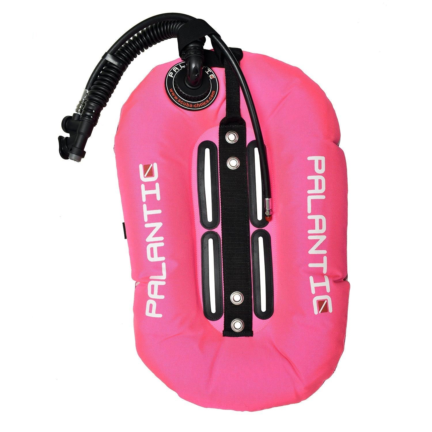 Palantic Neptune Pro Diving Donut Wing Single Tank 30lbs, Pink w/ Black Accent