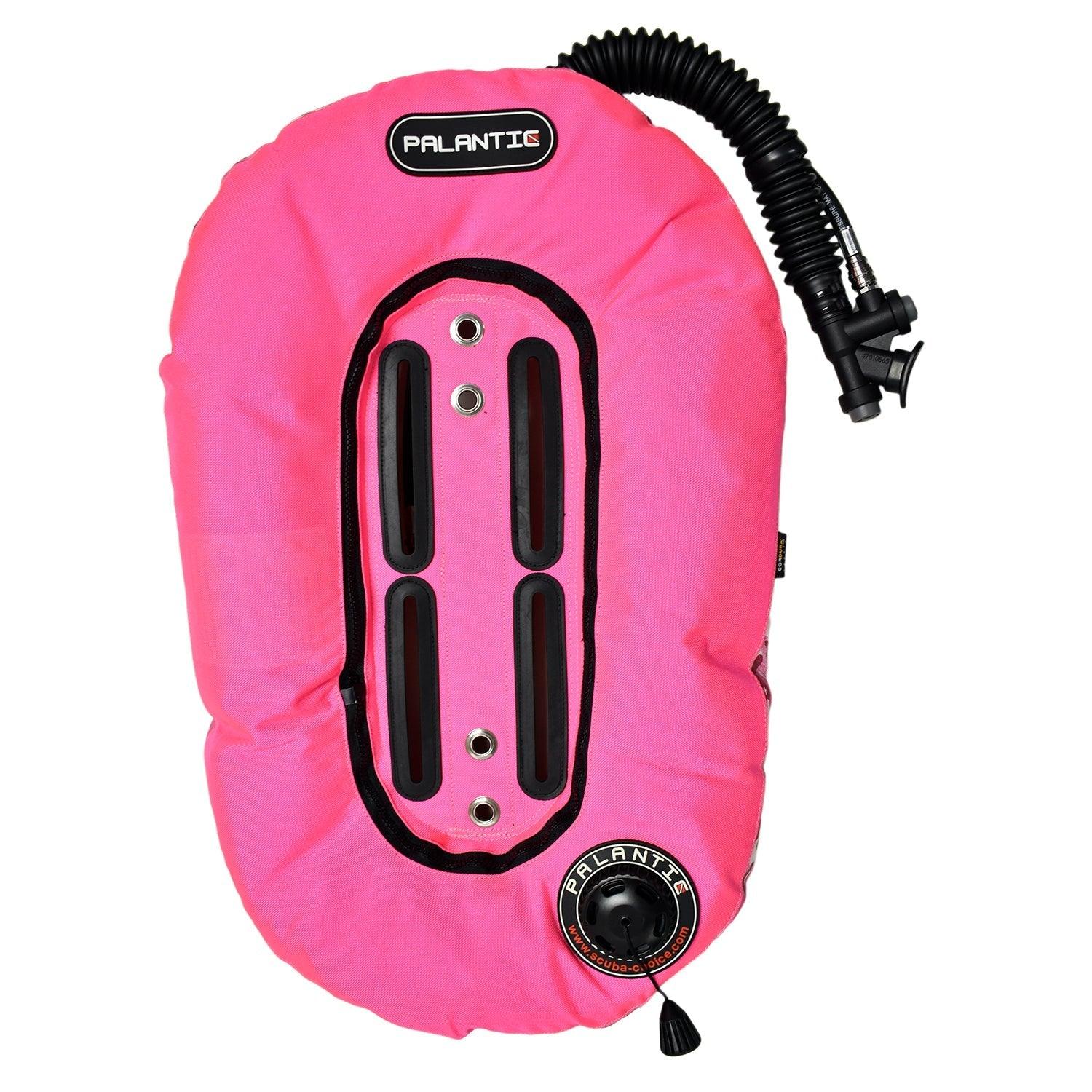 Palantic Neptune Pro Diving Donut Wing Single Tank 30lbs, Pink w/ Black Accent