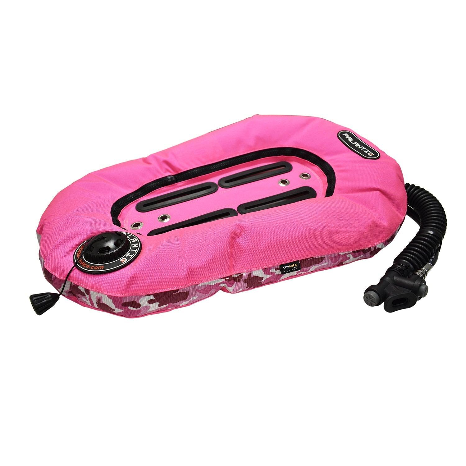 Palantic Neptune Pro Diving Donut Wing Single Tank 30lbs, Pink w/ Black Accent