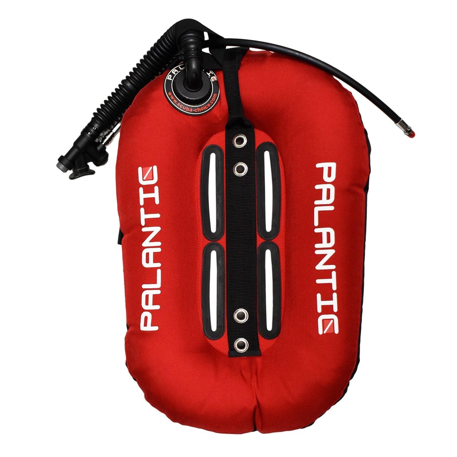 Palantic Neptune Pro Diving Donut Wing Single Tank 30lbs, Red w/ Black Accent