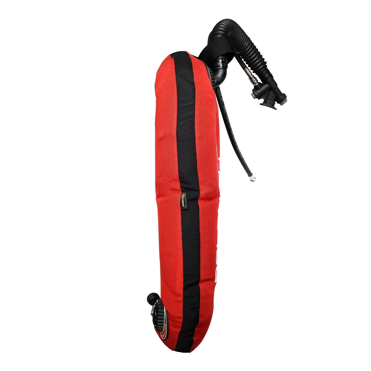 Palantic Neptune Pro Diving Donut Wing Single Tank 30lbs, Red w/ Black Accent