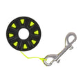 Scuba Choice Black Diving Finger Spool Reel 75ft, Yellow Line