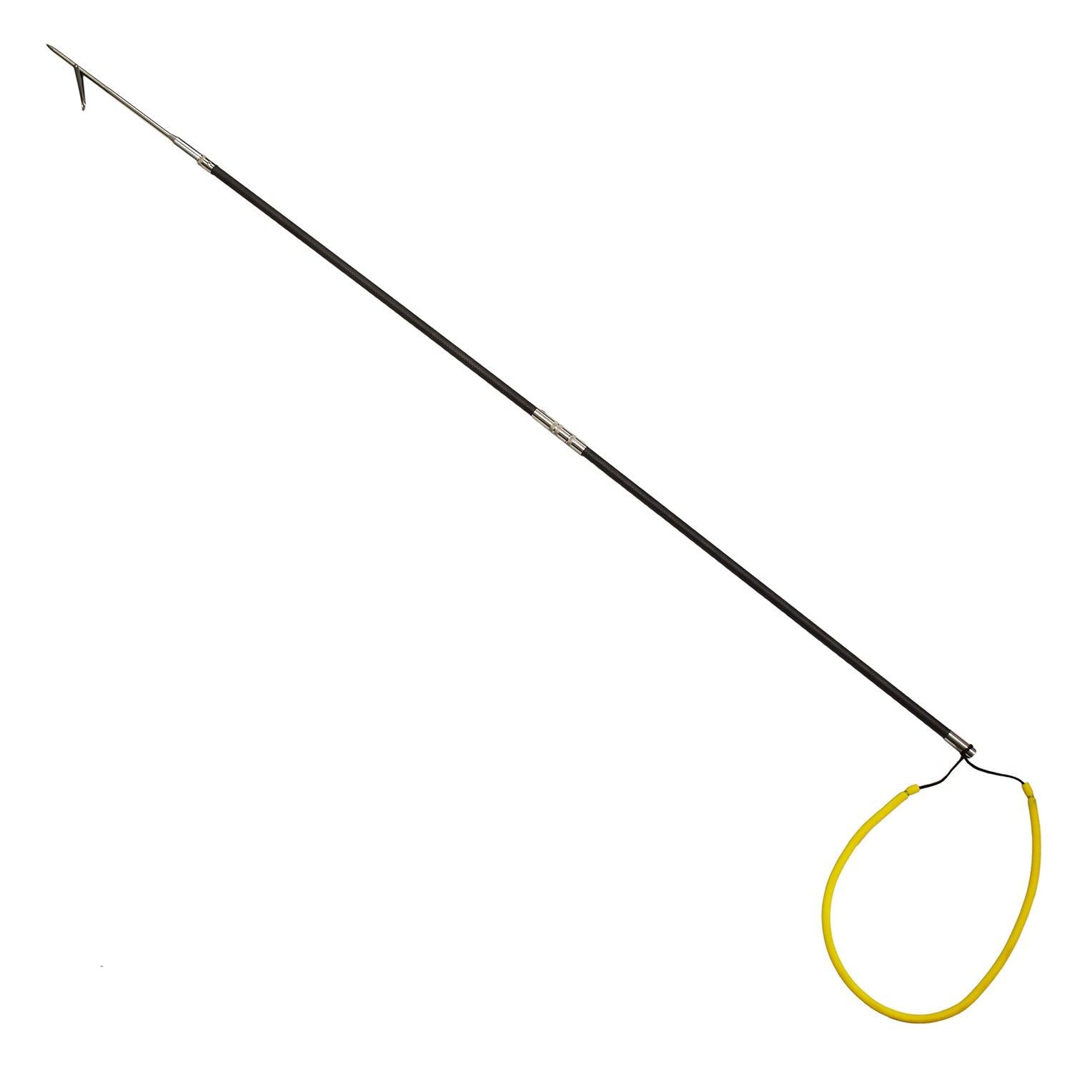HEAVY DUTY CARBON FIBER 5' Travel Spearfishing 2-Piece Pole Spear Single BarpTip