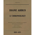 Diane Arbus: A Chronology, 1923-1971 - Paperback