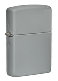 Zippo Flat Grey Base Model, Windproof Lighter #49452