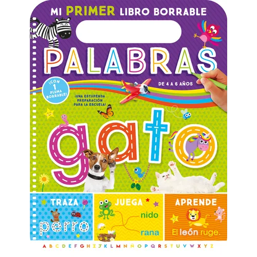 My First Wipe-Clean Book: Words (Spanish) - Spiral