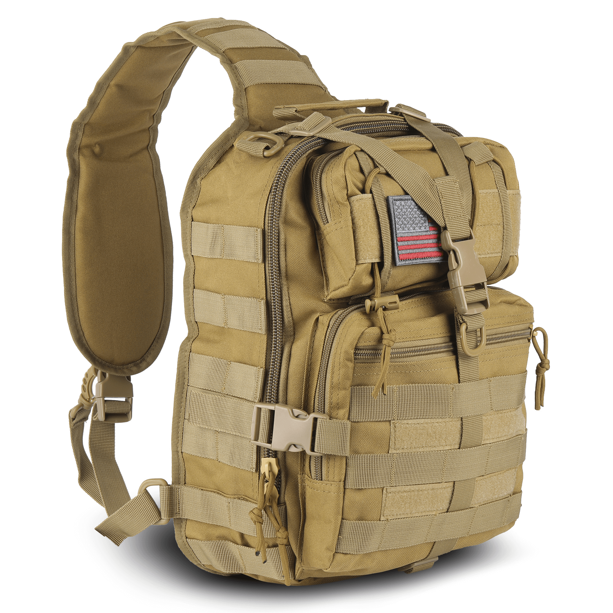 XGear Tactical 14L Range Sling Bag Backpack with Adjustable Strap