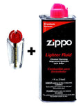 Zippo Fuel Fluid + Flints Kit Gift Box Lighter, For Regular Windproof #50R
