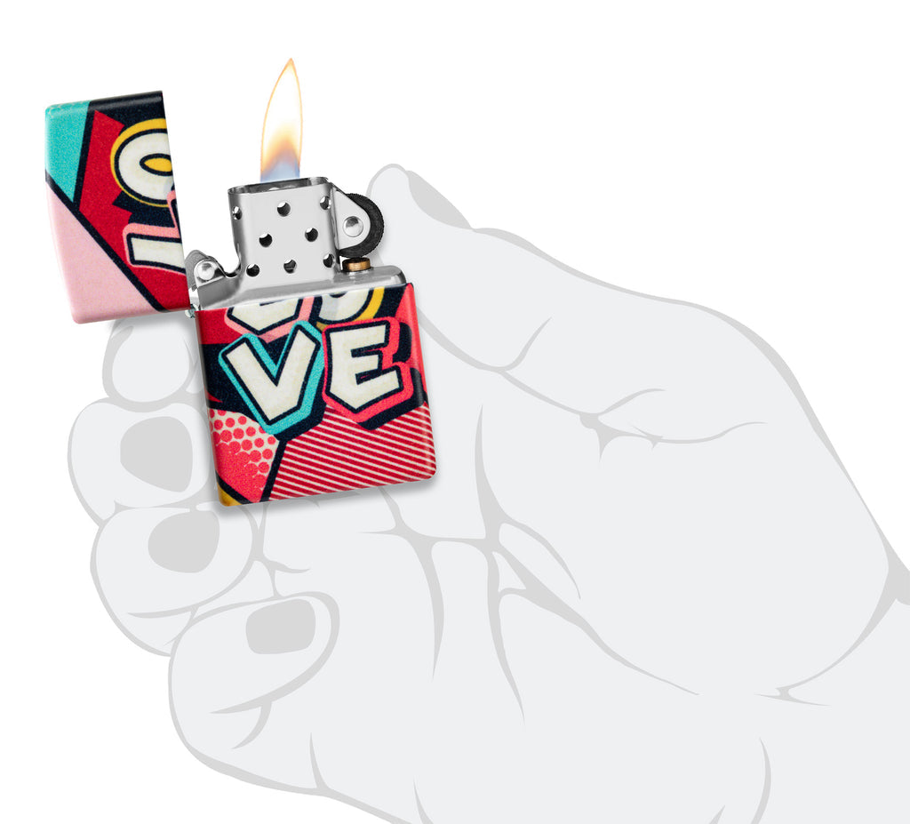 Zippo Love Design, 540 Color Lighter #46013