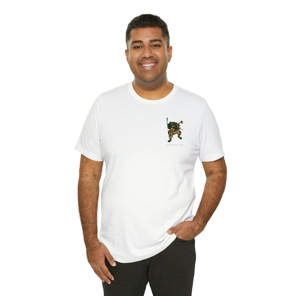 M4 and Radio Frog - Front Print - Short Sleeve Tee