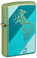 Zippo Windy Girl, High Polish Teal Lighter #48457