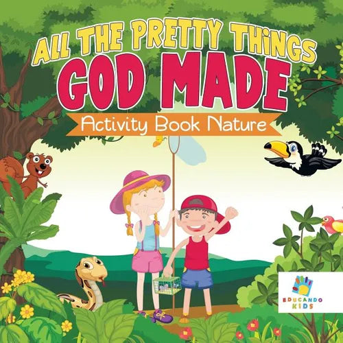All The Pretty Things God Made Activity Book Nature - Paperback