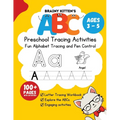 Brainy Kitten's ABC Preschool Trace Book Ages 3-5: Letter Tracing Workbook - Paperback