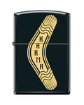 Zippo Karma Boomerang Design, Black Matte Lighter #218-095867