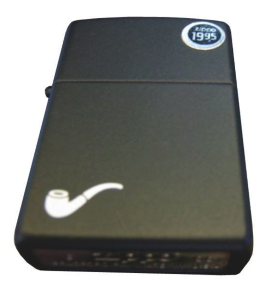 Zippo Pipe Lighter, Black Matte Finish, Genuine Windproof Lighter #218PL