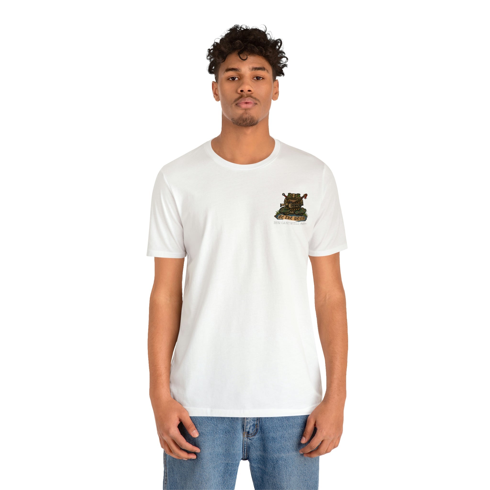 Be the Pond Frog with MK32 Grenade Launcher - Front Print - Short Sleeve Tee
