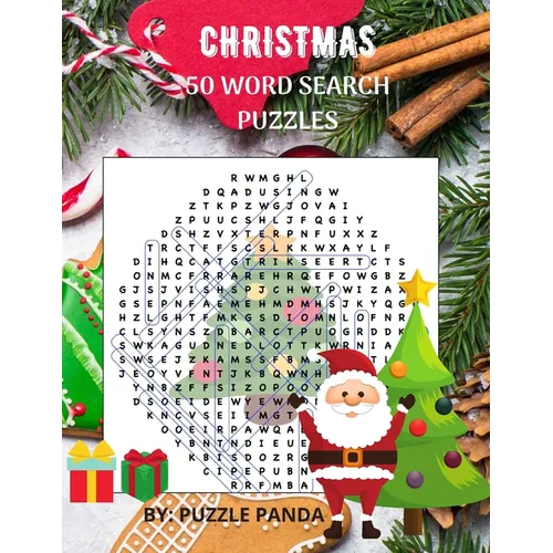 CHRISTMAS 50 Word Search Puzzles - Paperback