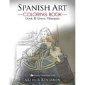 Spanish Art Coloring Book: Goya, El Greco, Velasquez - Paperback