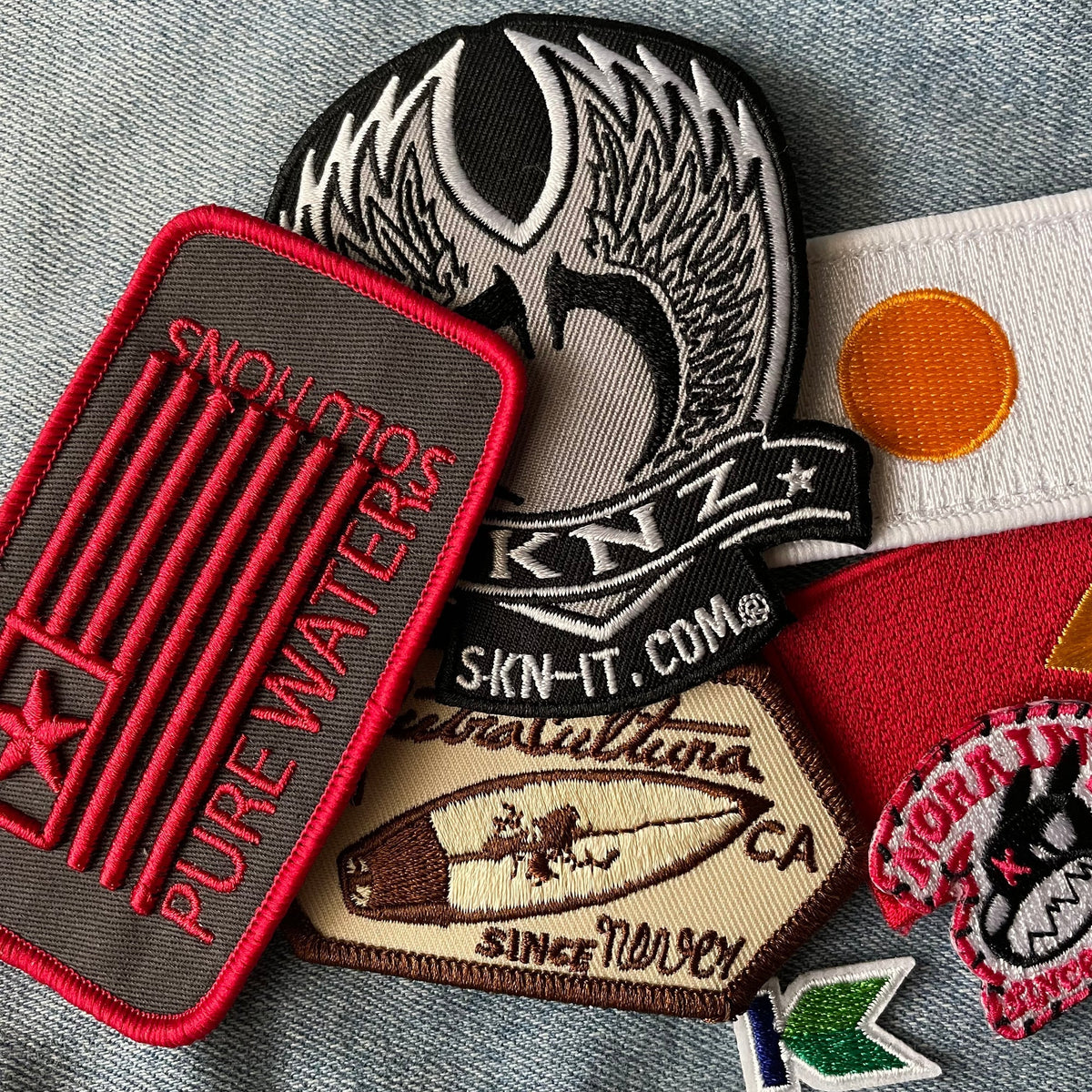 Custom Embroidered Patches - 50 Pieces