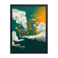 Surrounded Framed poster