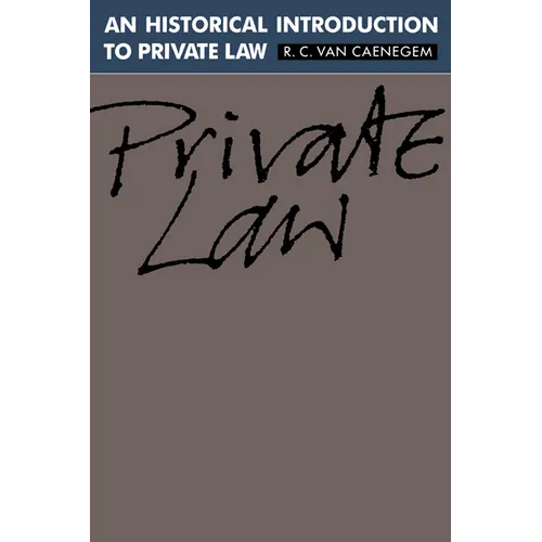 An Historical Introduction to Private Law - Paperback