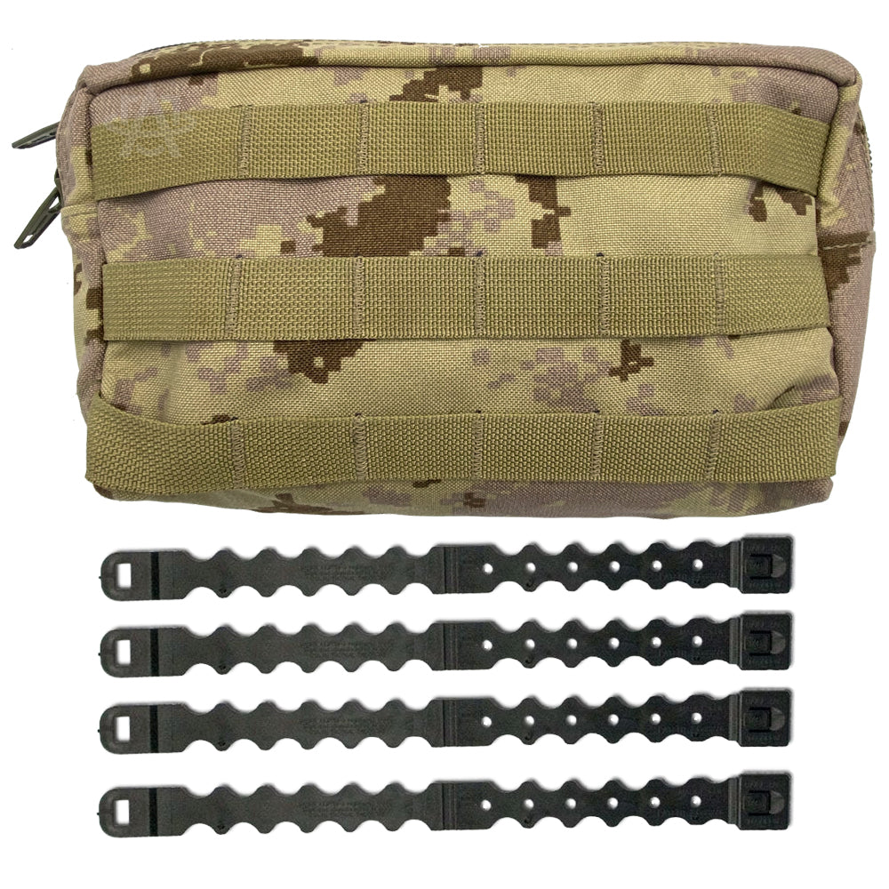 Esstac 6 cell GP Pouch - with Malice Clips - Made in USA