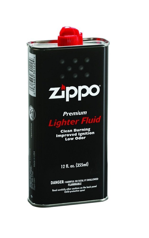 (12 Cans) Zippo Lighter Fluid – 12 oz (355 ml) Each – For All Pocket Lighters #3365