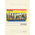 Vintage Lined Notebook Greetings from Illinois - Paperback