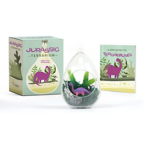 Jurassic Terrarium: With Tiny Dinosaur! - Paperback