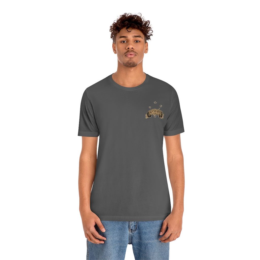 MARSOC Lady Justice ~ Crew Tee (Fight for Whats Right Quote)