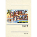 Vintage Lined Notebook Greetings from Laguna Beach, Florida - Paperback
