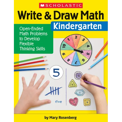 Write & Draw Math: Kindergarten - Paperback