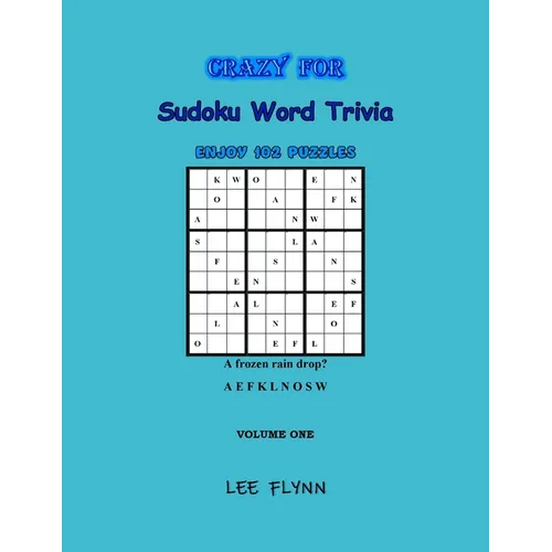 Crazy For Sudoku Word Trivia: Volume One - Paperback