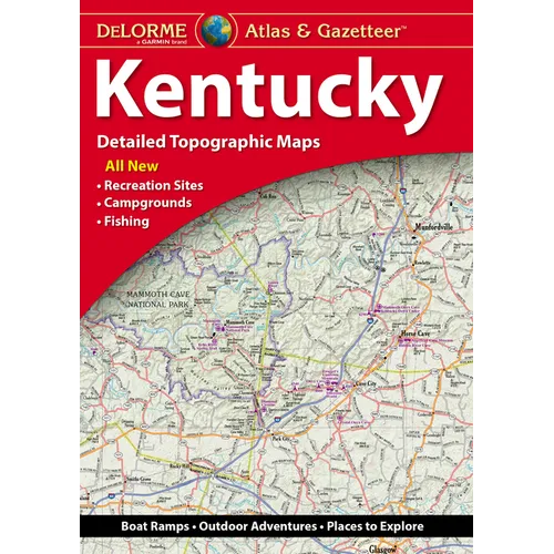 Delorme Atlas & Gazetteer Kentucky 6e