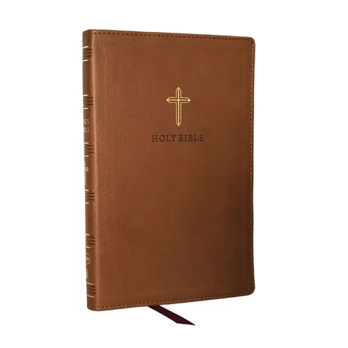 KJV Holy Bible: Ultra Thinline, Brown Leathersoft, Red Letter, Comfort Print: King James Version - Imitation Leather