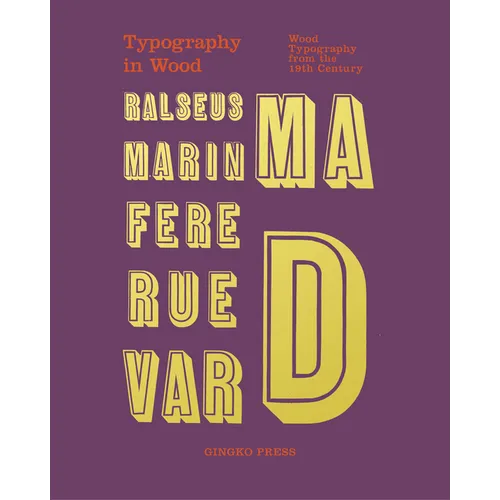 Typography in Wood - Hardcover