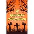 50 Halloween Cryptograms: Large Print Literature Quotes - Paperback