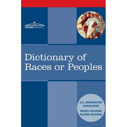 Dictionary of Races or Peoples - Paperback