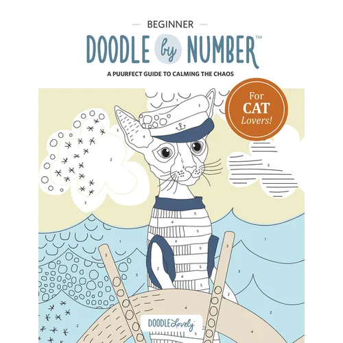 Doodle by Number: A Puuurfect Guide to Calming the Chaos - Paperback
