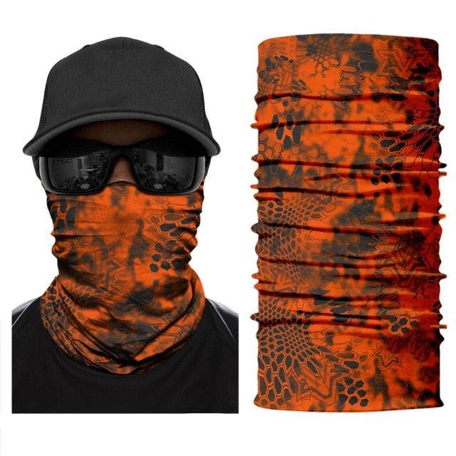 Face Mask Bandana Scarf Neck Warmer Sports Balaclava Hunting Camping Headband Buff Headscarf Camo Army Military Bicycle Camping Hiking Climbing Face Mask Headband Windproof Head Scarves Neck Warmer Cycling Camping Hiking Men Women